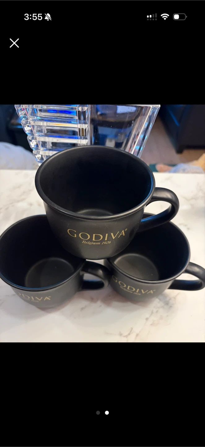 Godiva Mugs - Set of 3 - photo 2
