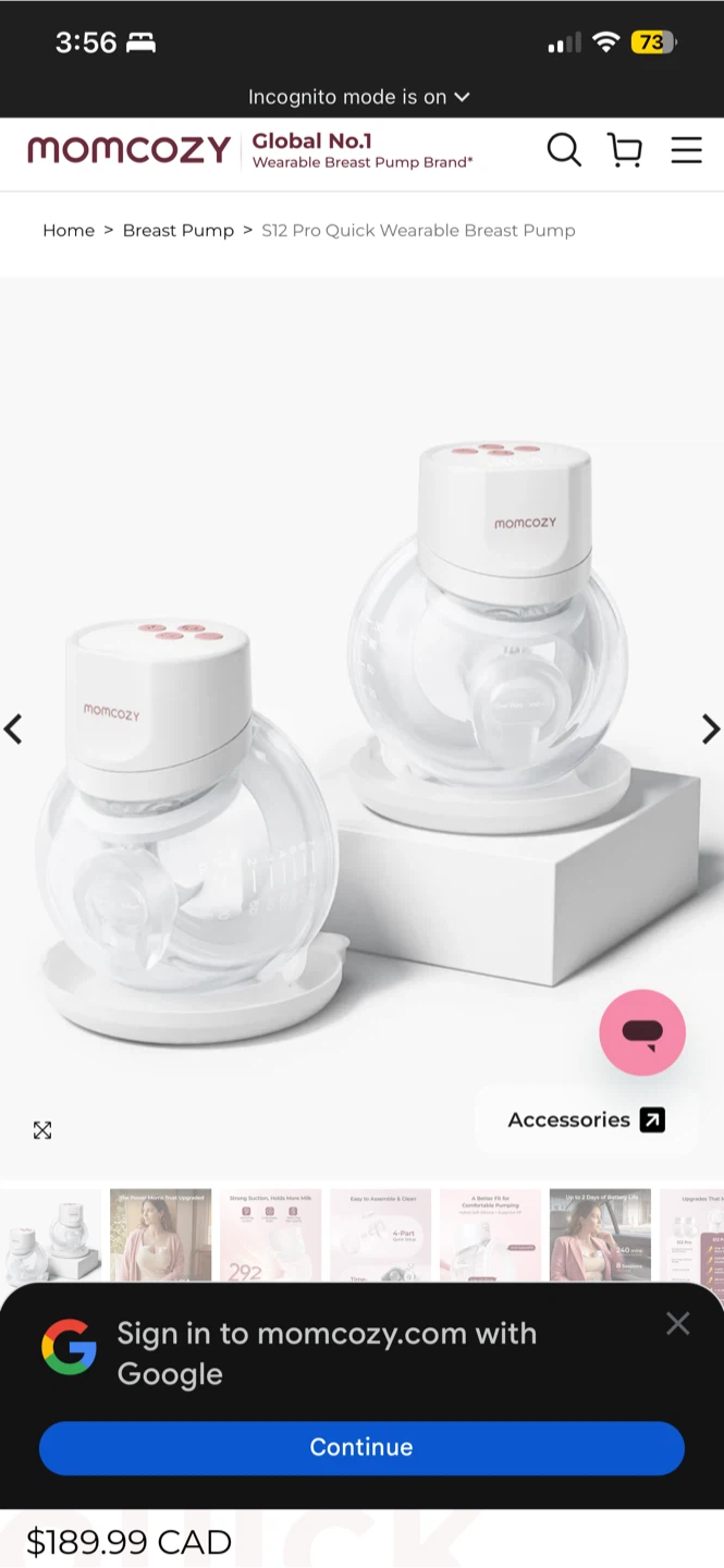 Momcozy S12 Pro Quick Wearable Breast Pump