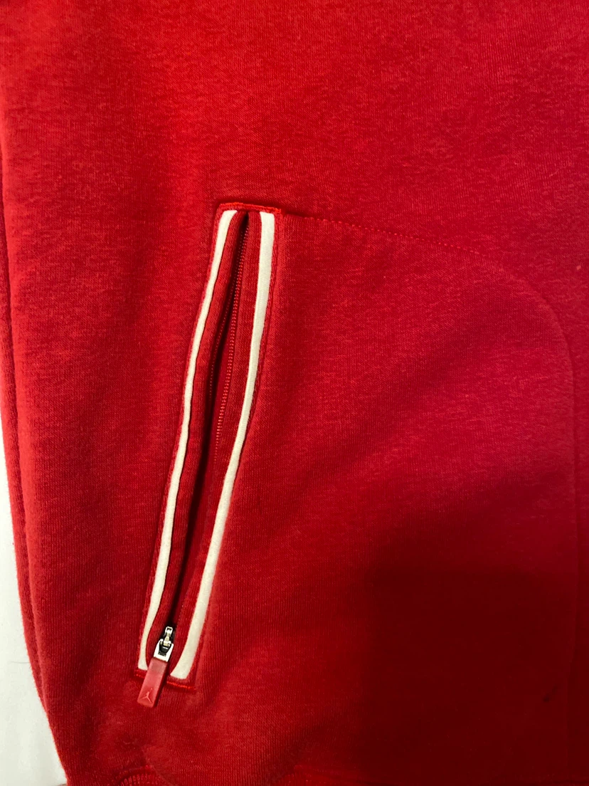 Jordan Red & Black Hoodie Jacket Size M - photo 4