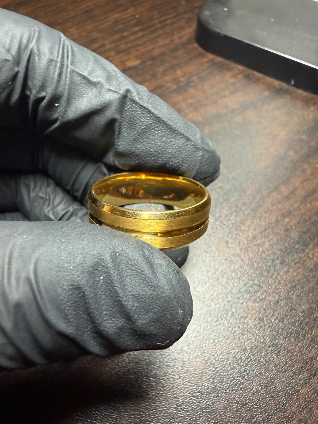 Men's Wedding Band Ring Set - photo 2