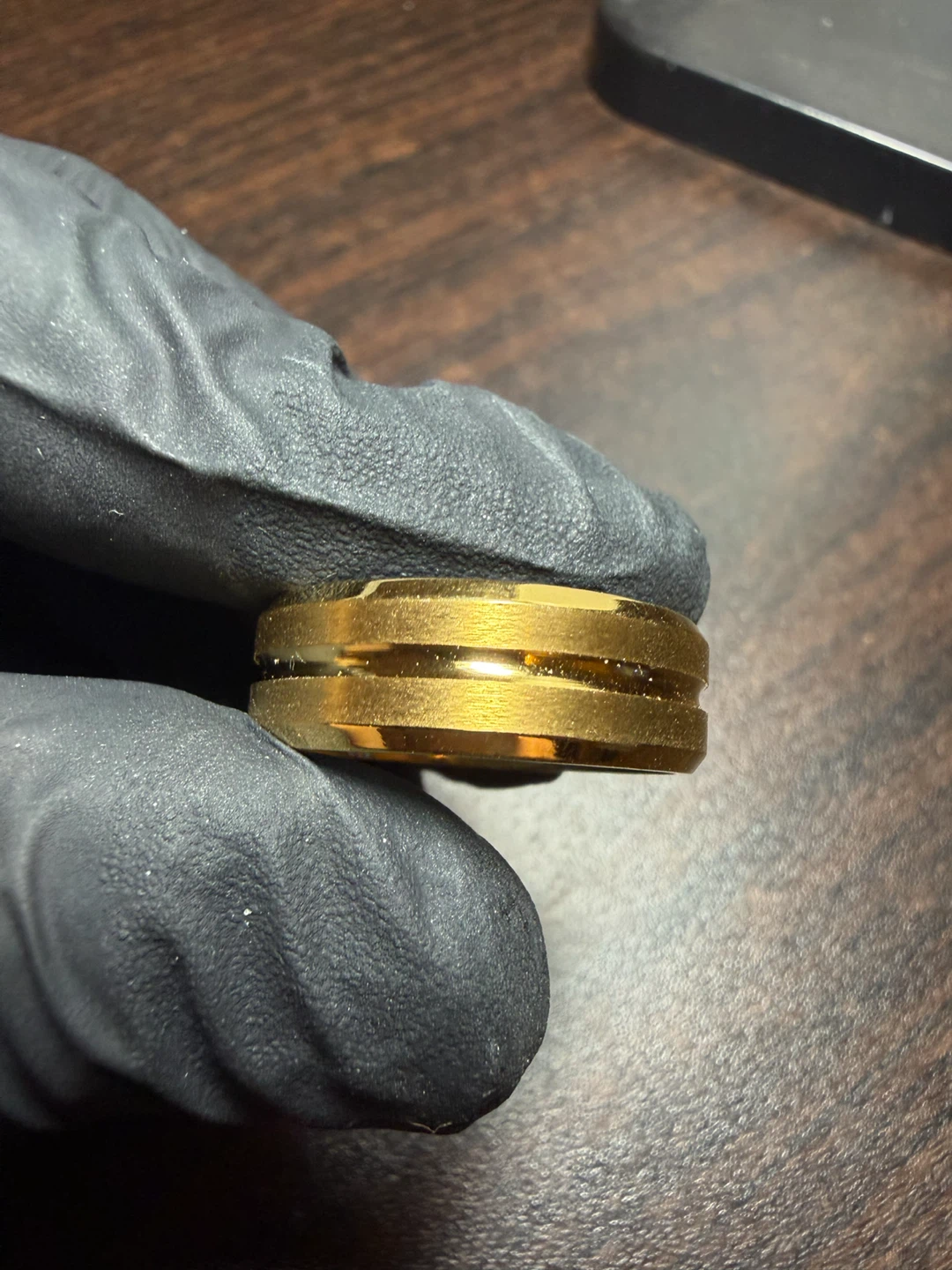Men's Wedding Band Ring Set - photo 3