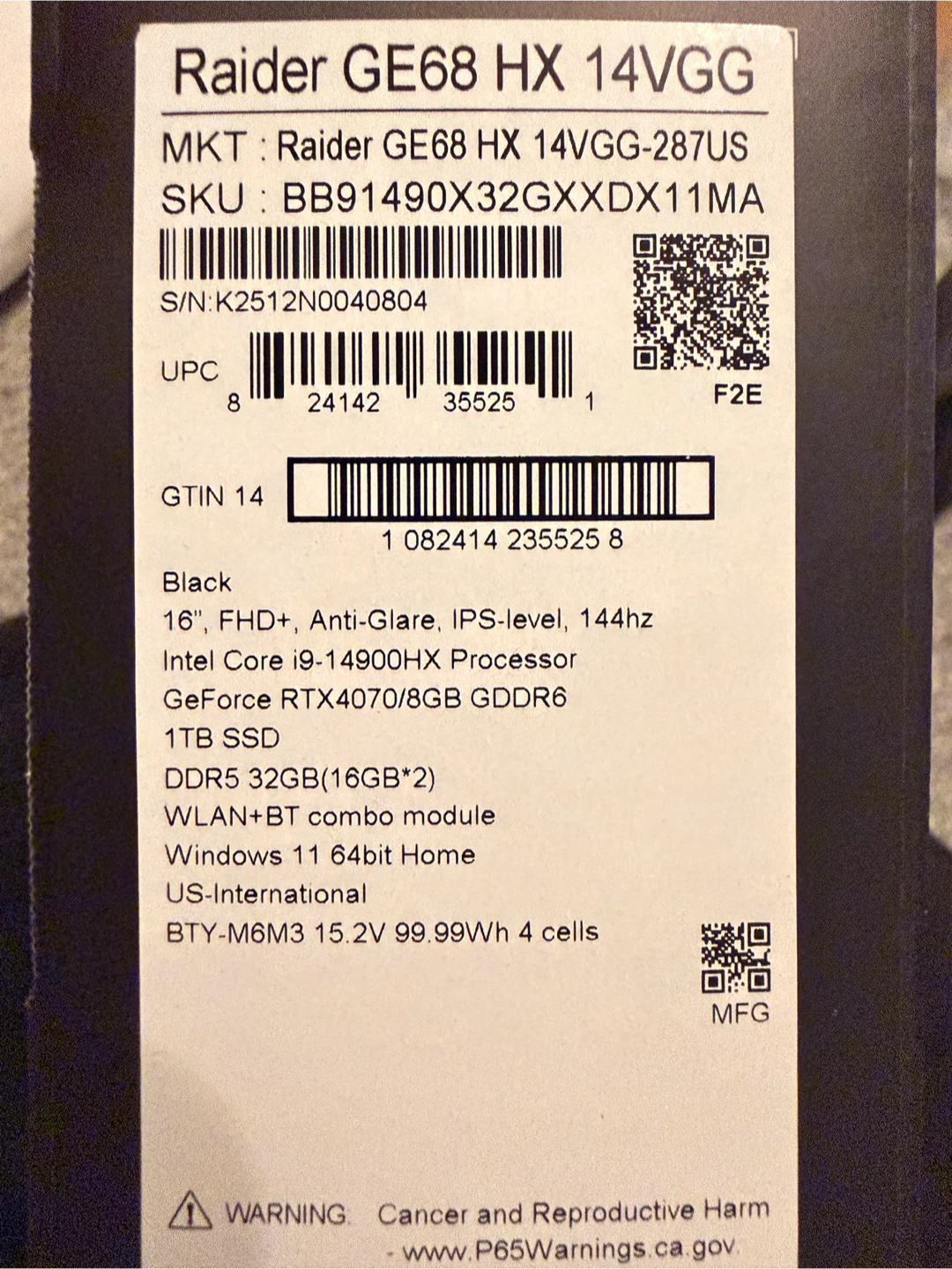 RTX 4070 Gaming Laptop - photo 4
