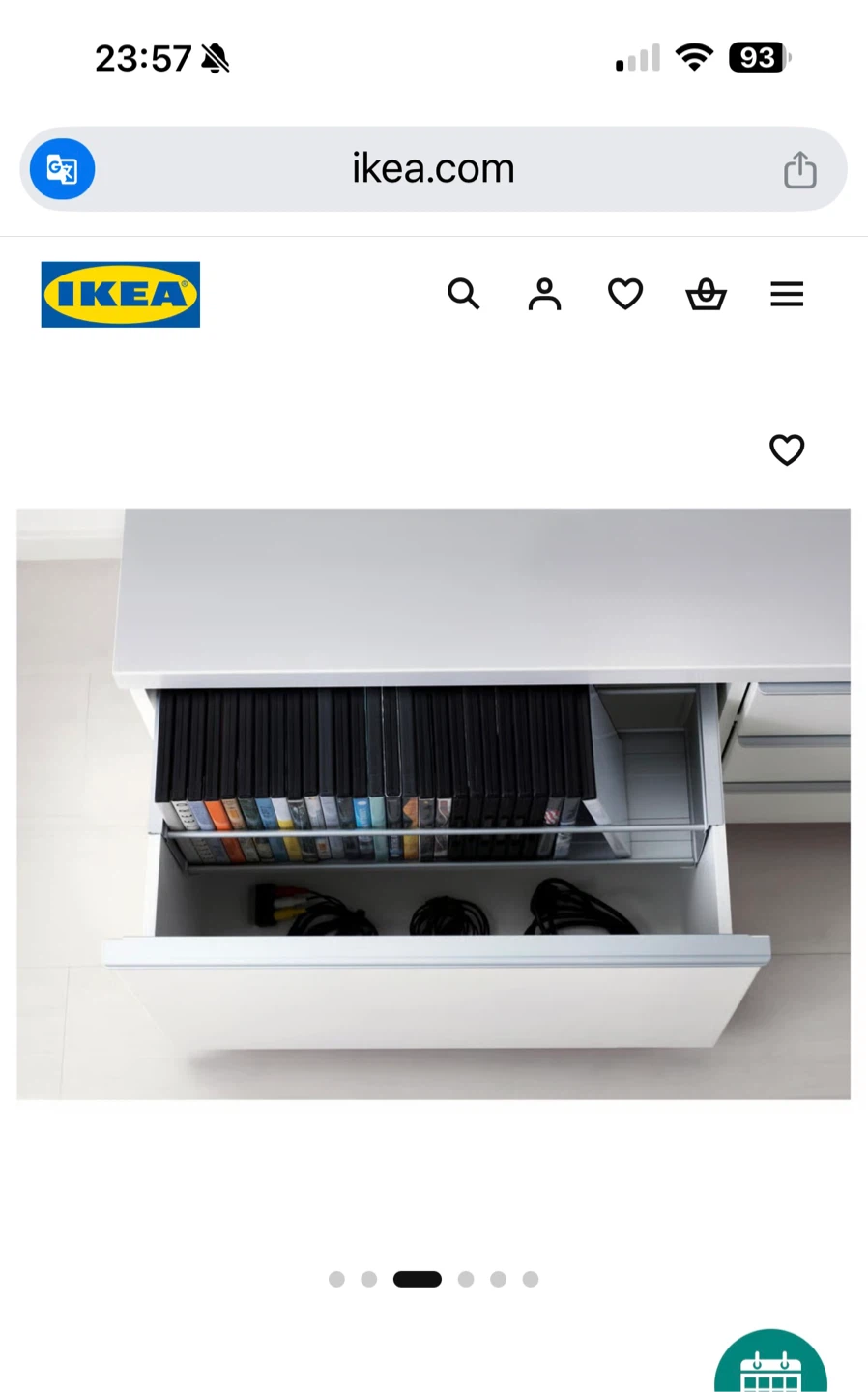 IKEA BESTÅ BURS TV stand, high-gloss white, 180x41x49 cm - photo 5