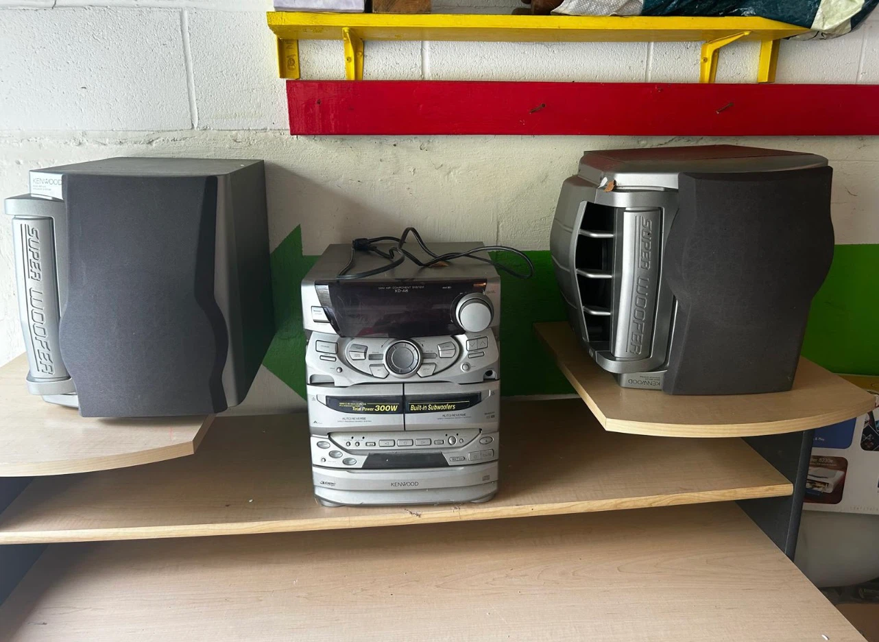 Kenwood Stereo System with Super Woofer Speakers