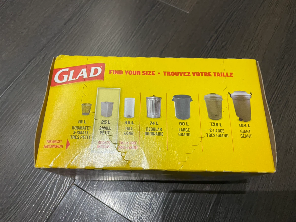 Glad Small White Garbage Bags 48 count - photo 2