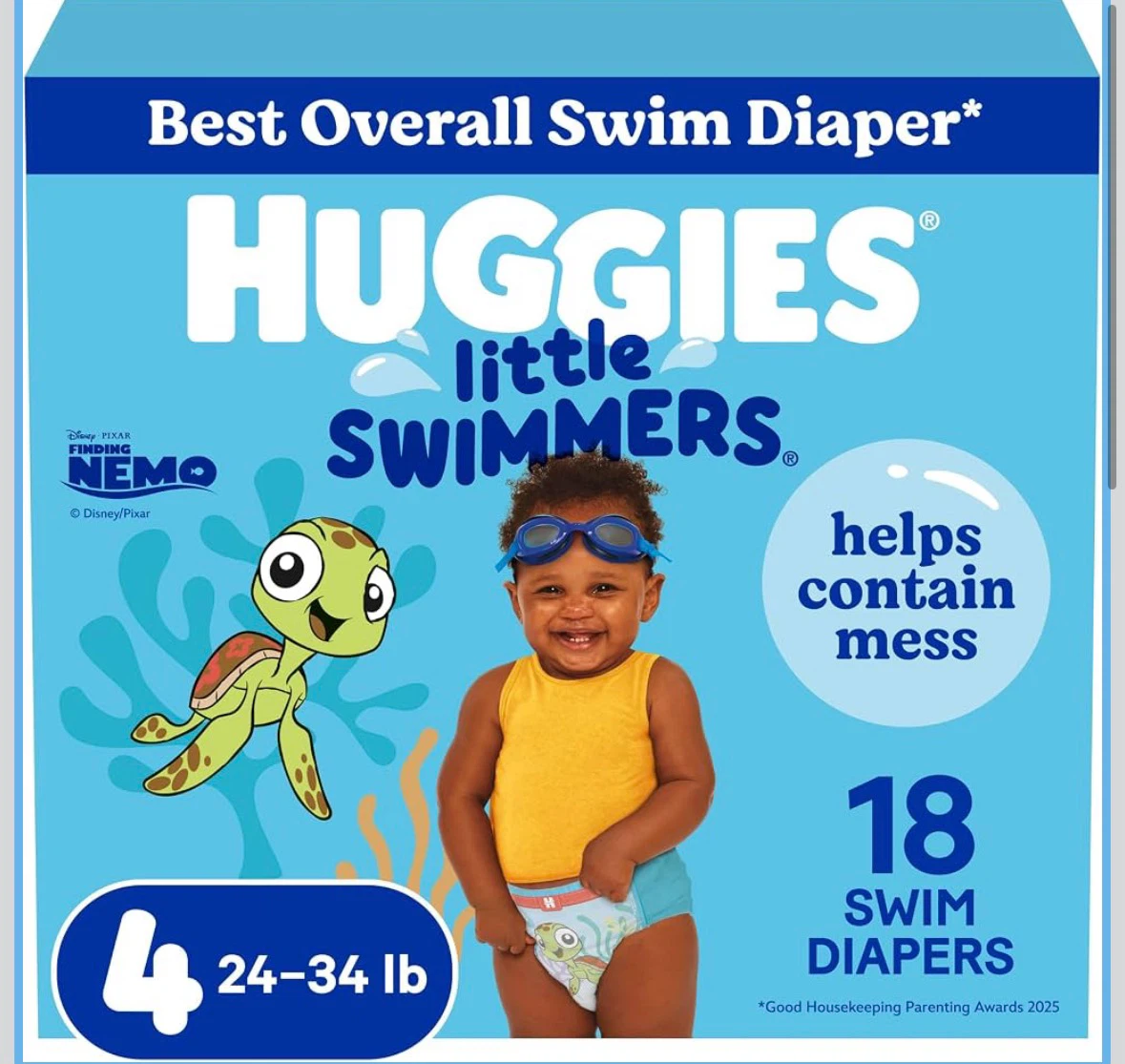 Huggies Little Swimmers Size 4 Swim Diapers (18 count)