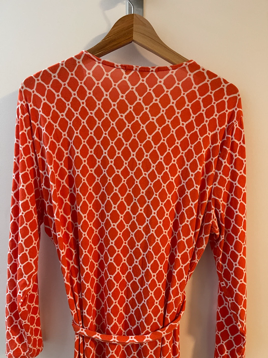 Gap Orange & White Patterned Wrap Dress - photo 3