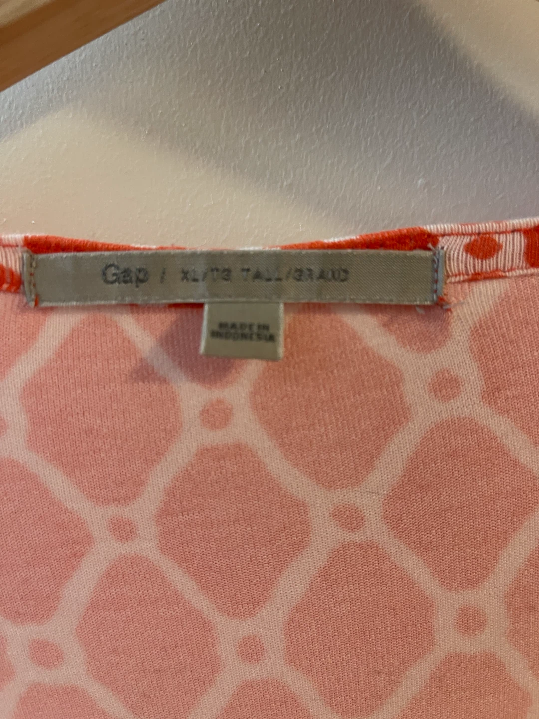 Gap Orange & White Patterned Wrap Dress - photo 4