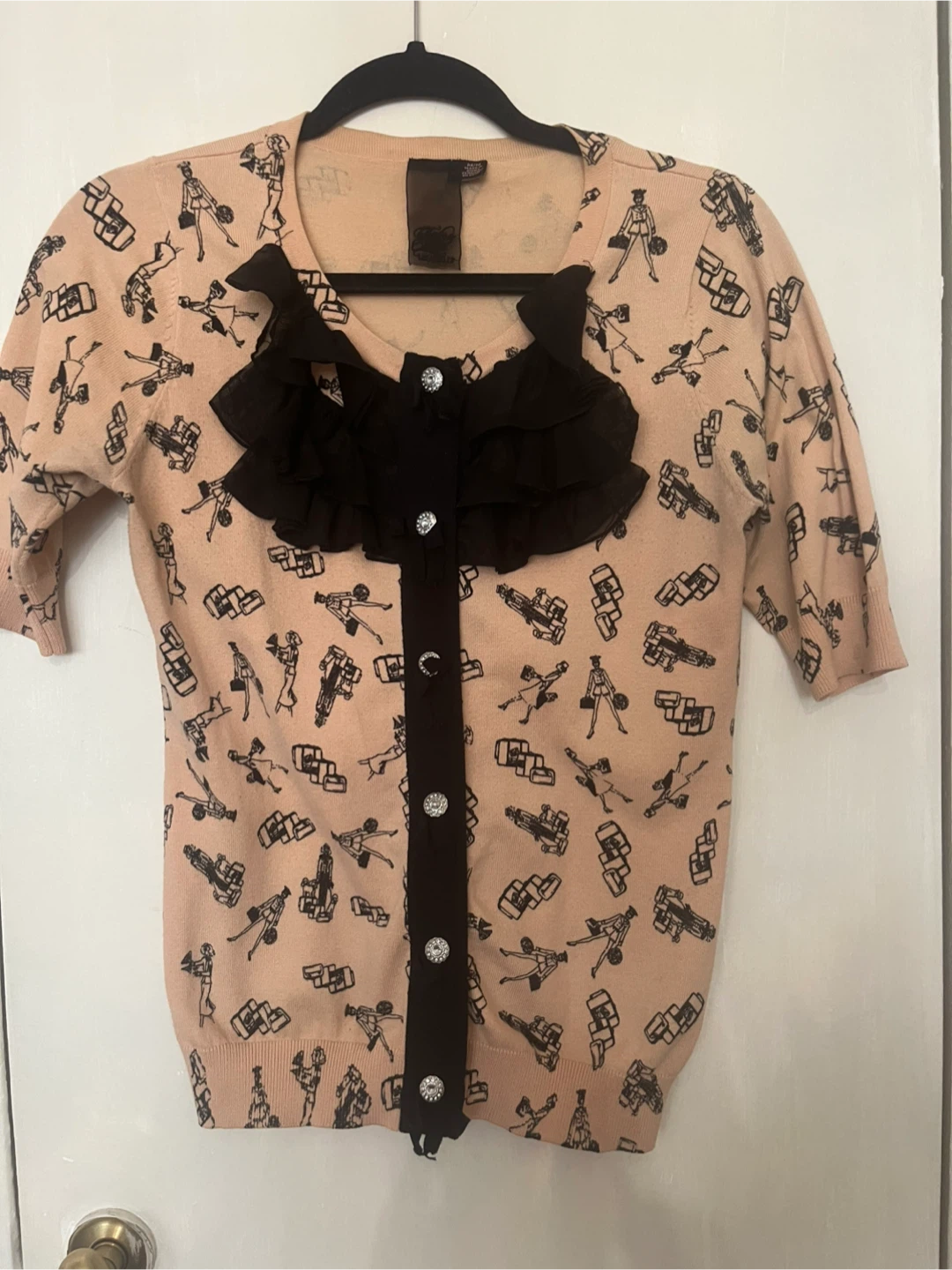 Cardigan size M forever 21  beige & black