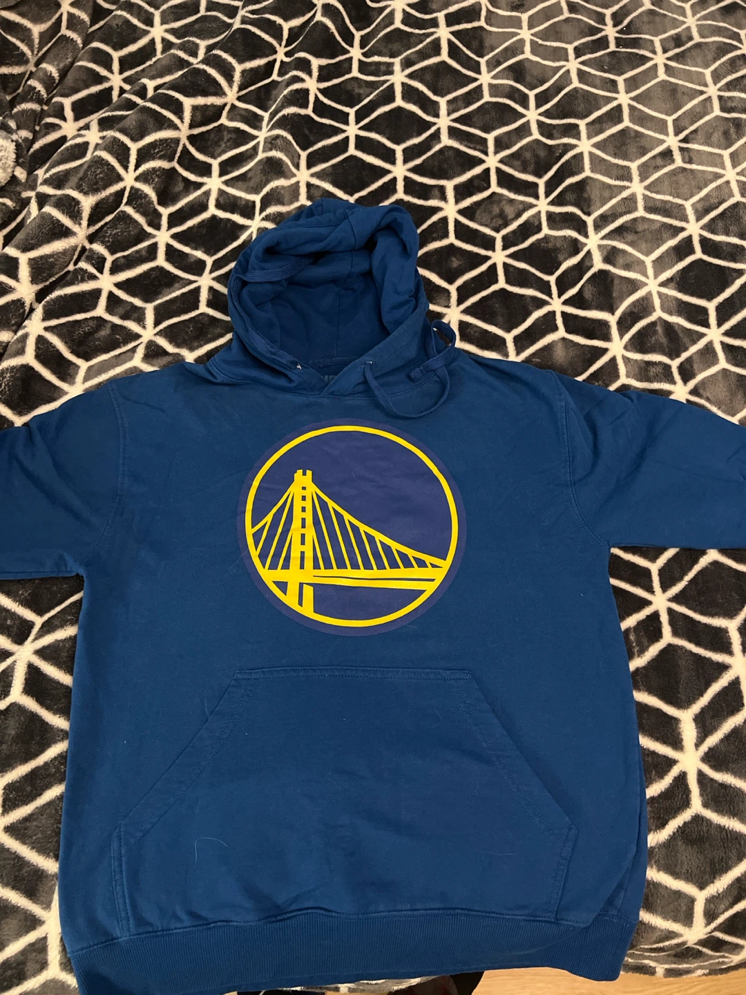 Golden State Warriors NBA Hoodie Blue Small - photo 2
