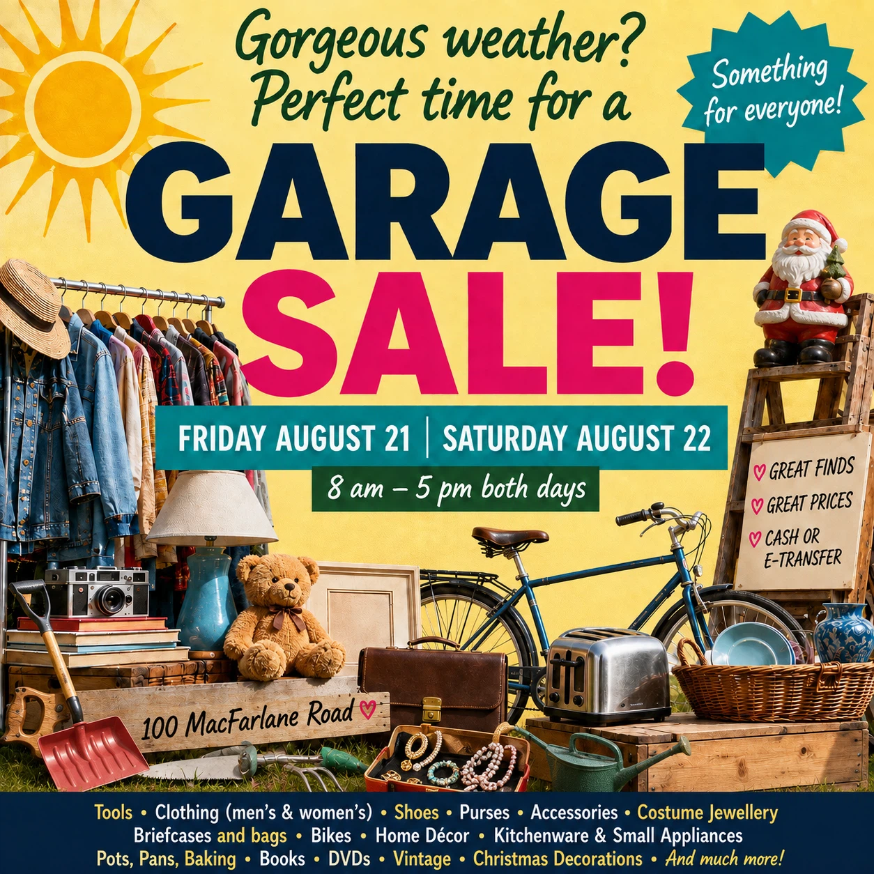 Garage Sale - FRI & SAT August 21-22