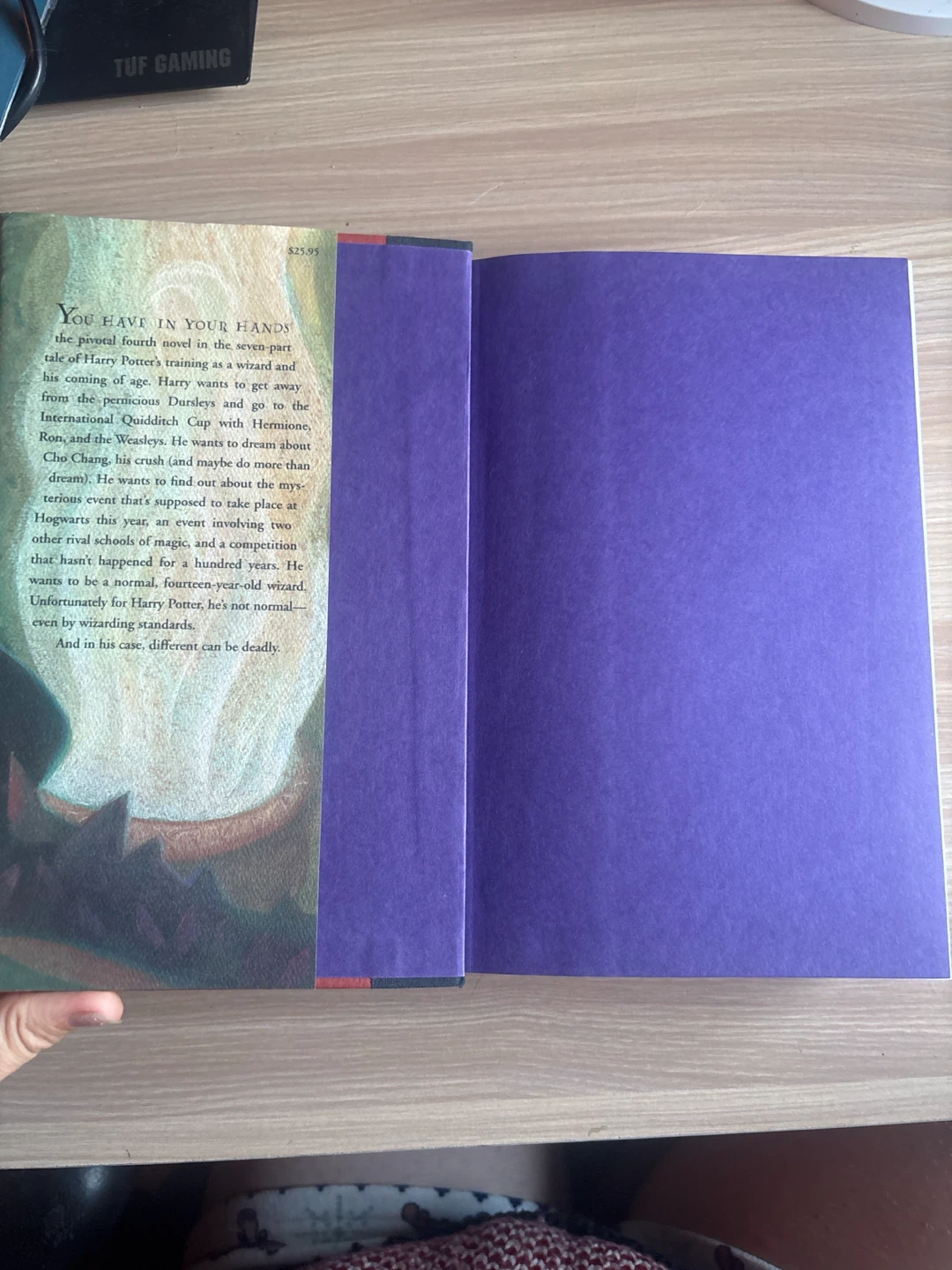 Harry Potter and the Goblet of Fire Book by J.K. Rowling - photo 3