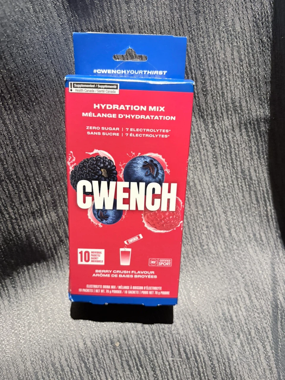 Cwench Hydration Mix Berry Crush Electrolyte Powder