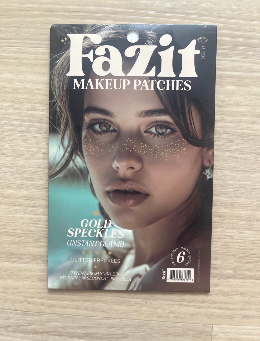 Fazit Gold Speckles Makeup Patches