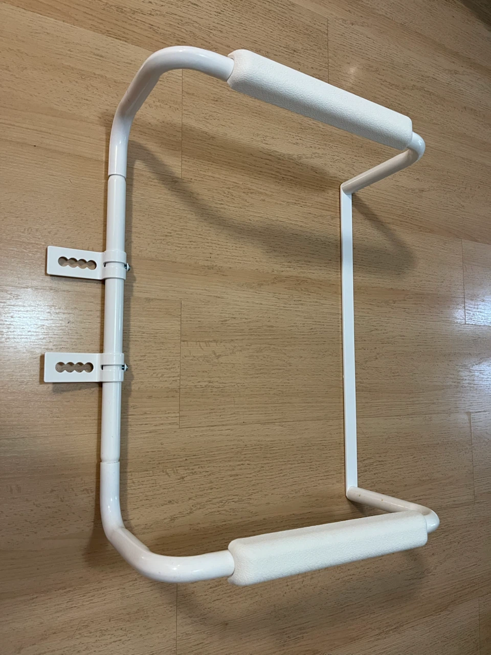 White Toilet Safety Frame with Handles - photo 2