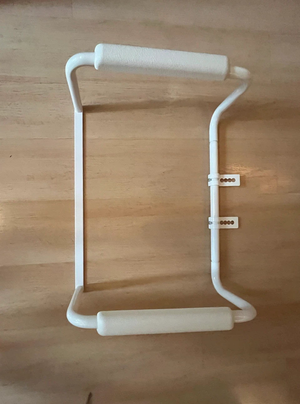 White Toilet Safety Frame with Handles - photo 5