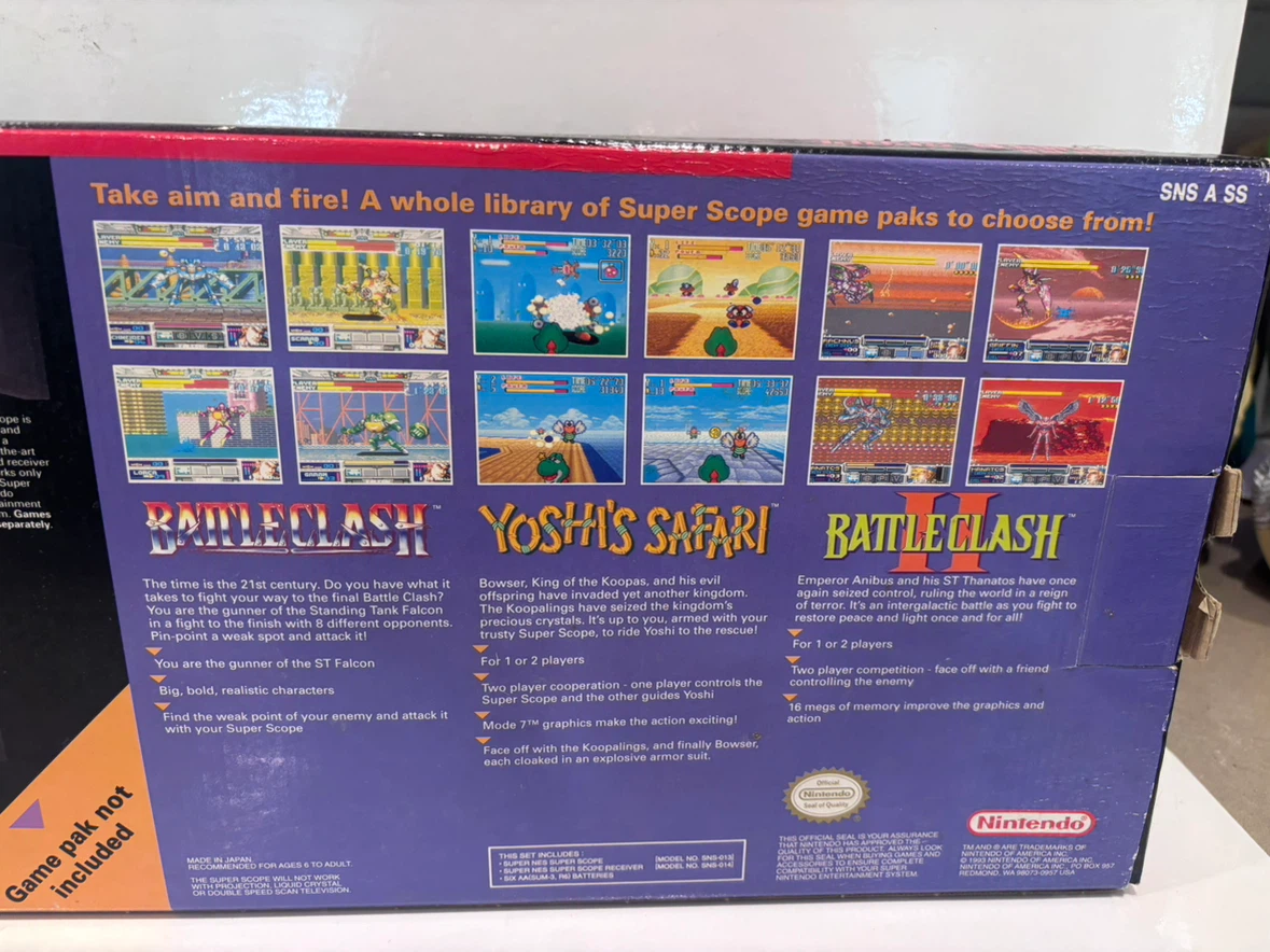 Nintendo Super Scope for Super Nintendo Entertainment System - photo 5