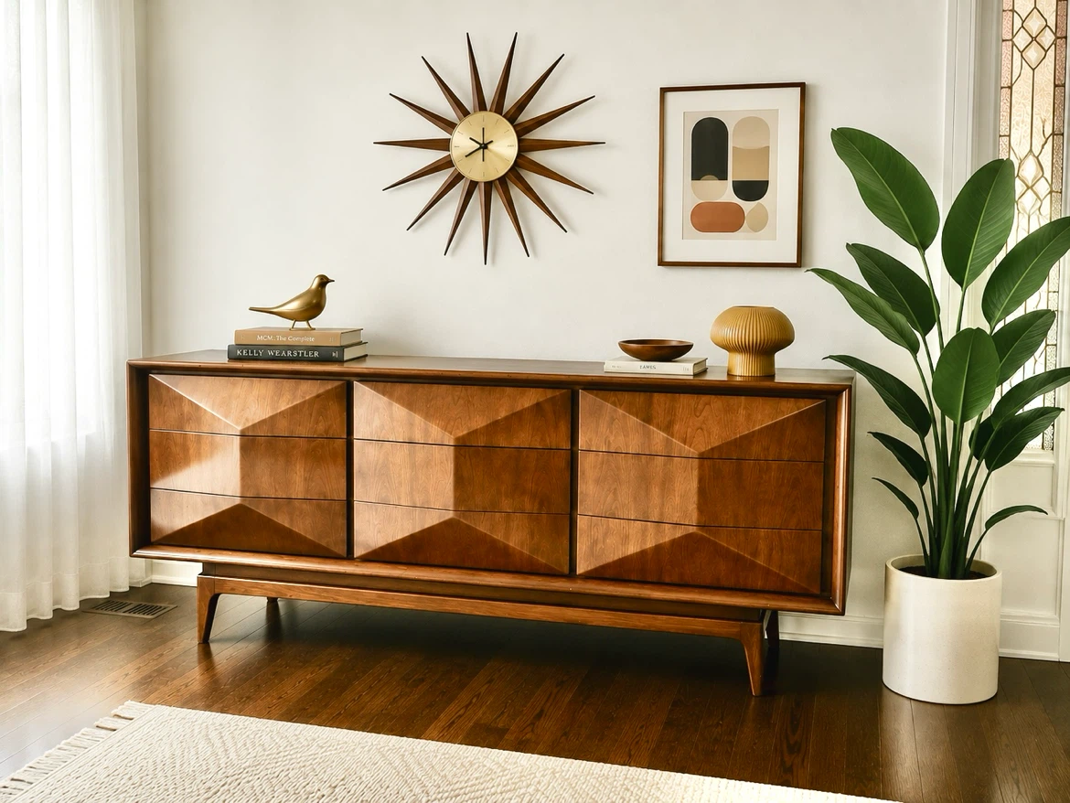 Mid century modern dresser/ credenza