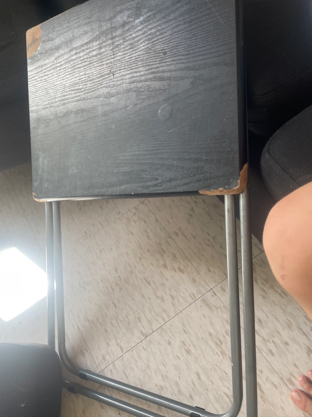 Black Folding Desk