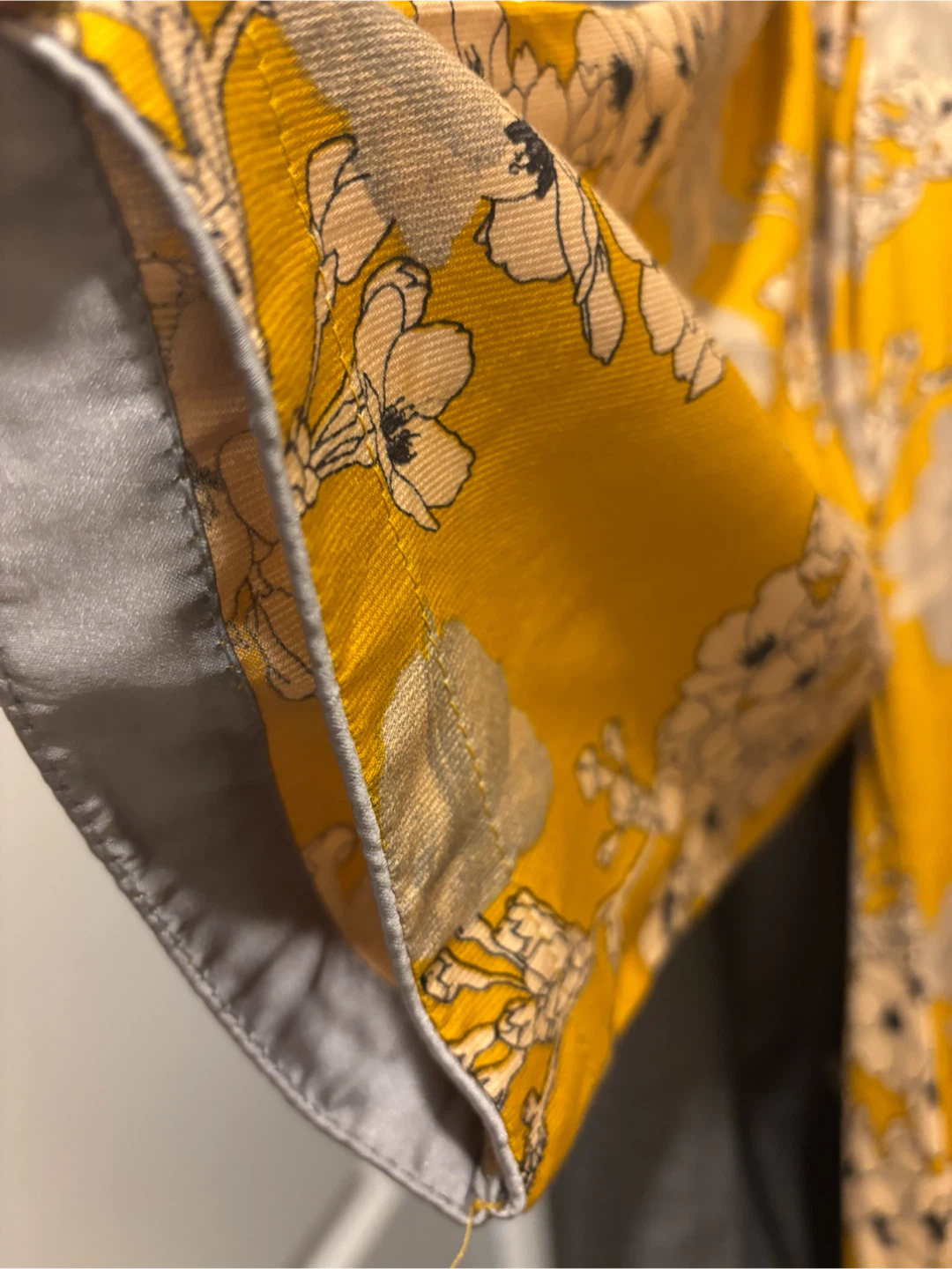 Yellow Floral Print  3 piece  lillan suit