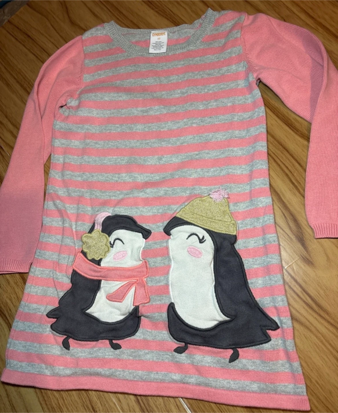 Girl’s Gymboree Penguin Dress sz5T