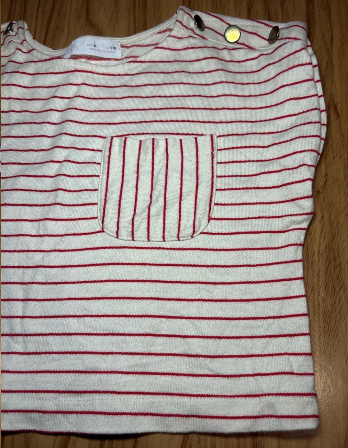 Girls Zara Striped Top sz6 - photo 2