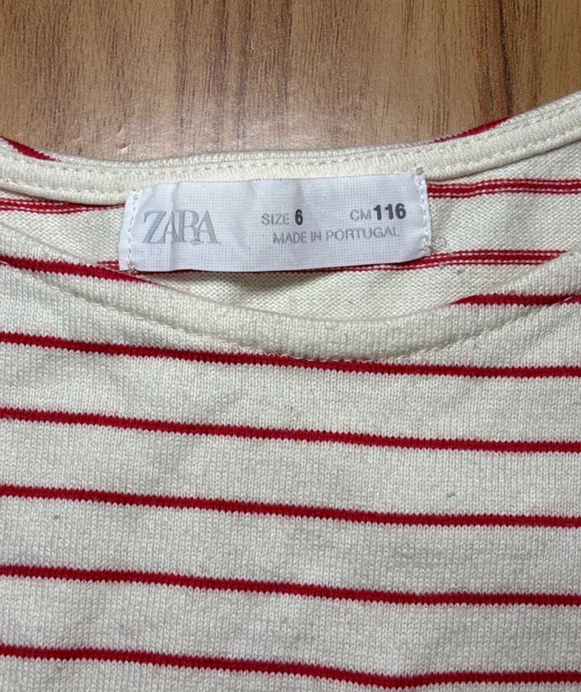 Girls Zara Striped Top sz6 - photo 4