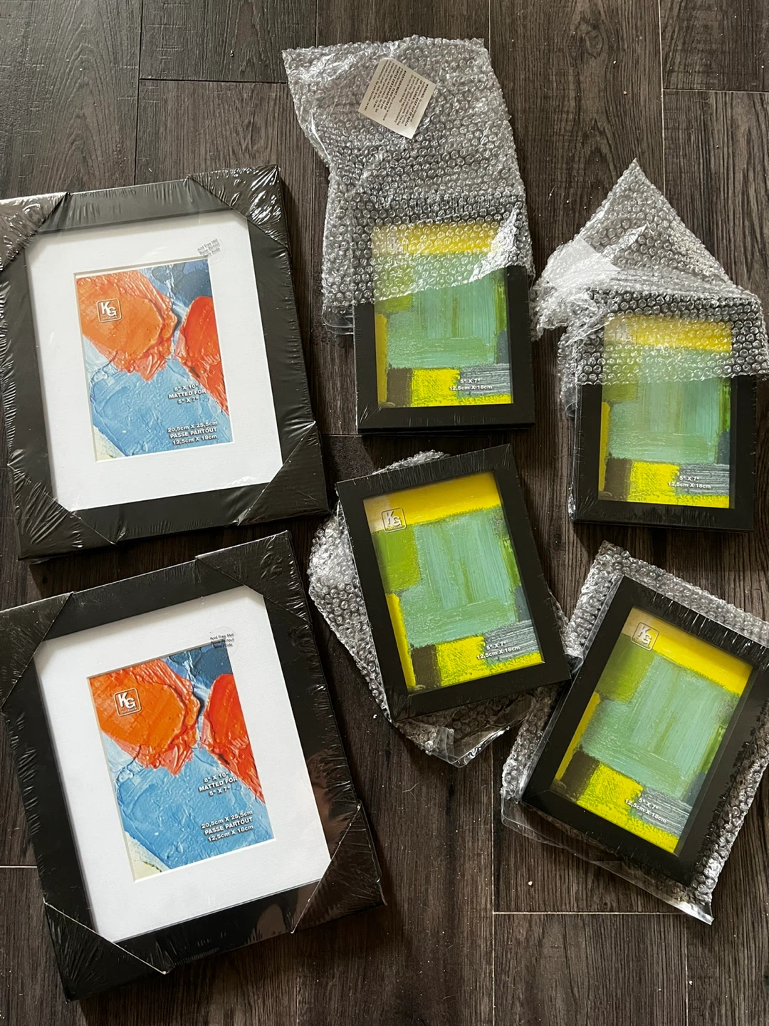 KieraGrace Picture Frames (5"x7" & 8"x10" Mattable for 5"x7")