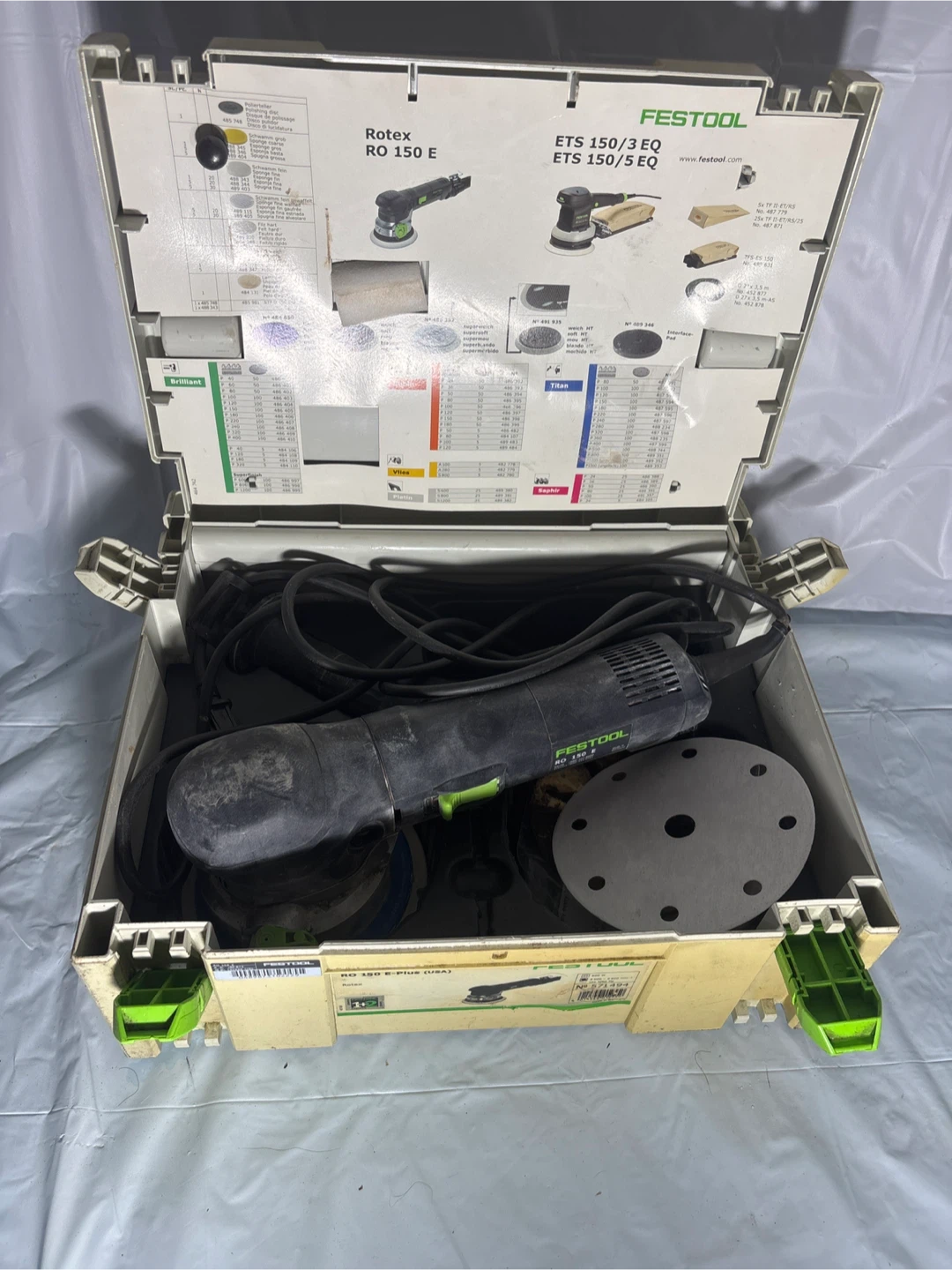 Festool RO 150 E-Plus Rotex Sander with Systainer Case - photo 2