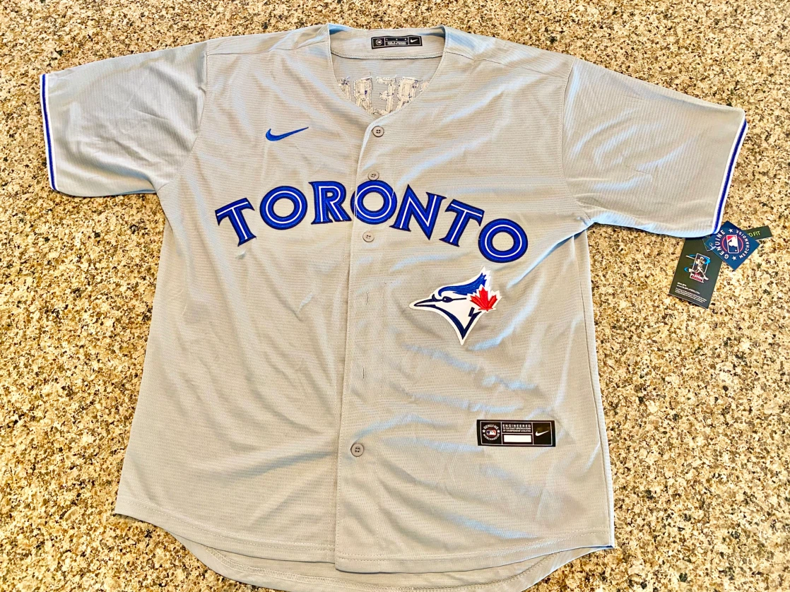 Toronto Blue Jays Vladimir Guerrero Jr. Jersey - Grey [Large]