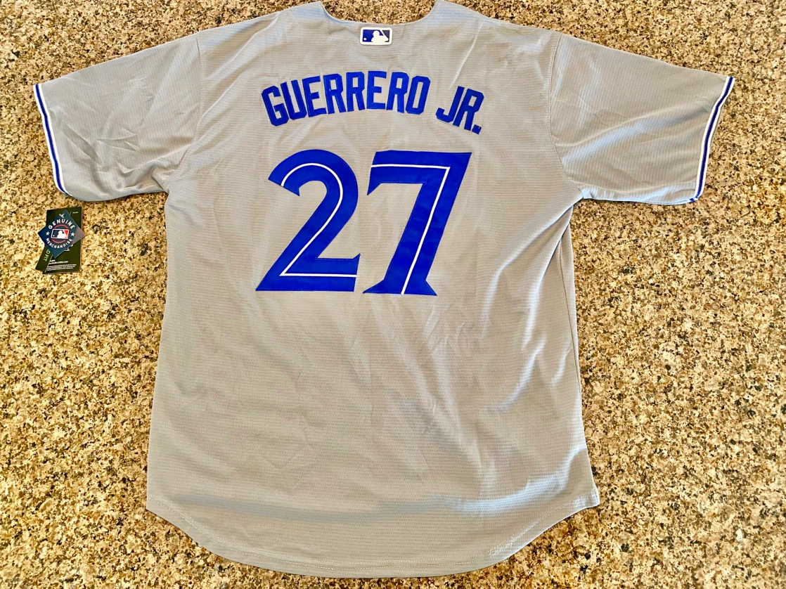 Toronto Blue Jays Vladimir Guerrero Jr. Jersey - Grey [Large] - photo 2