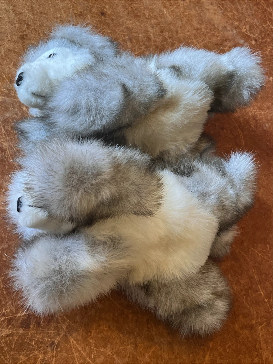 Vintage 1992 Purr-Fection MJC Husky Wolf Plush Stuffed Animals - photo 4