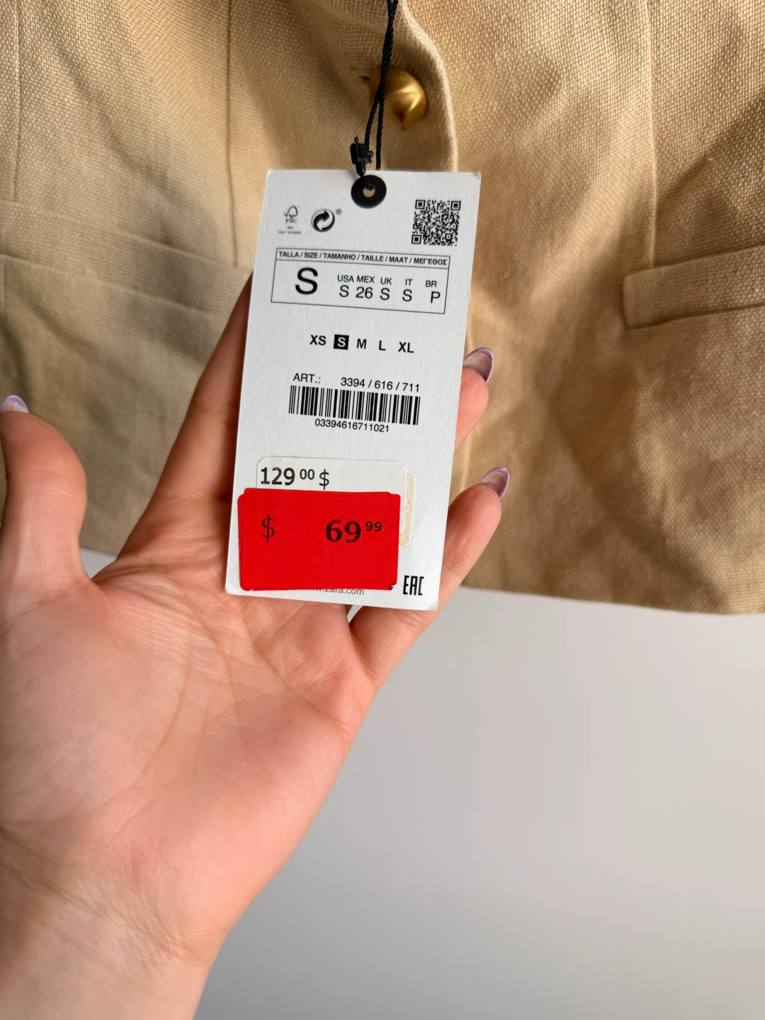 Zara Off-the-Shoulder Twisted Top - Size S - photo 2