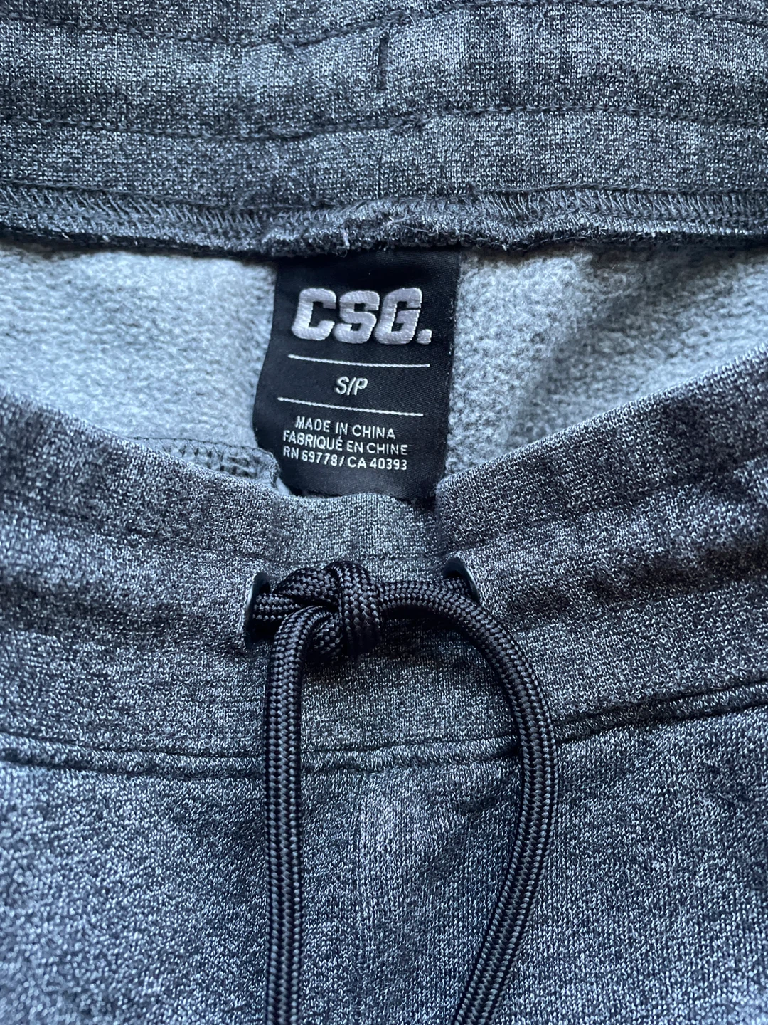 CSG. Grey Sweatpants and Hoodie Set Small - photo 5