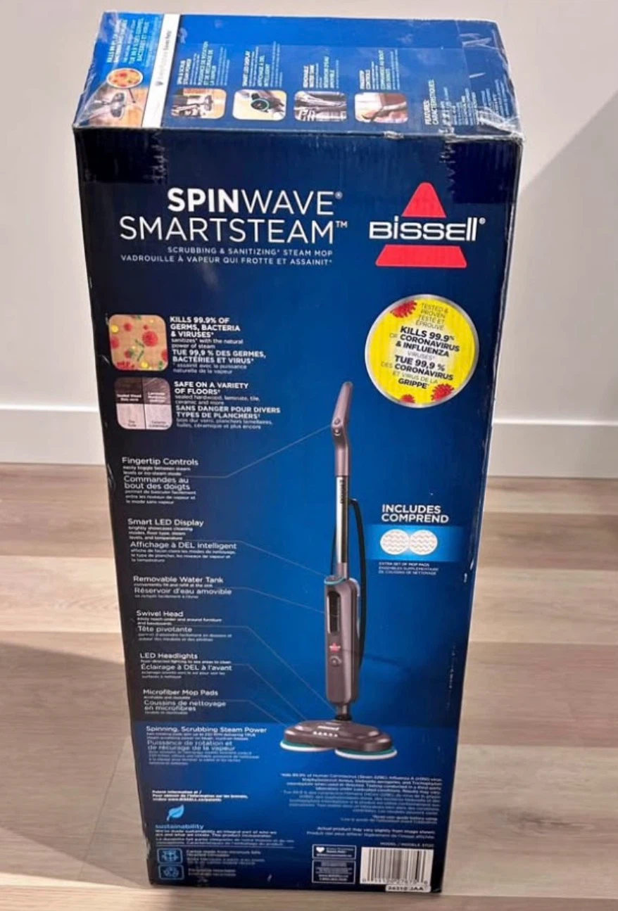 Bissell SpinWave SmartSteam Mop