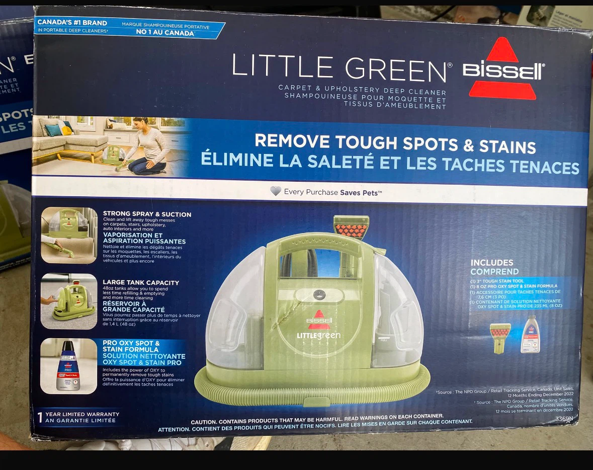 Bissell Little Green Mini Carpet and Upholstery Cleaner