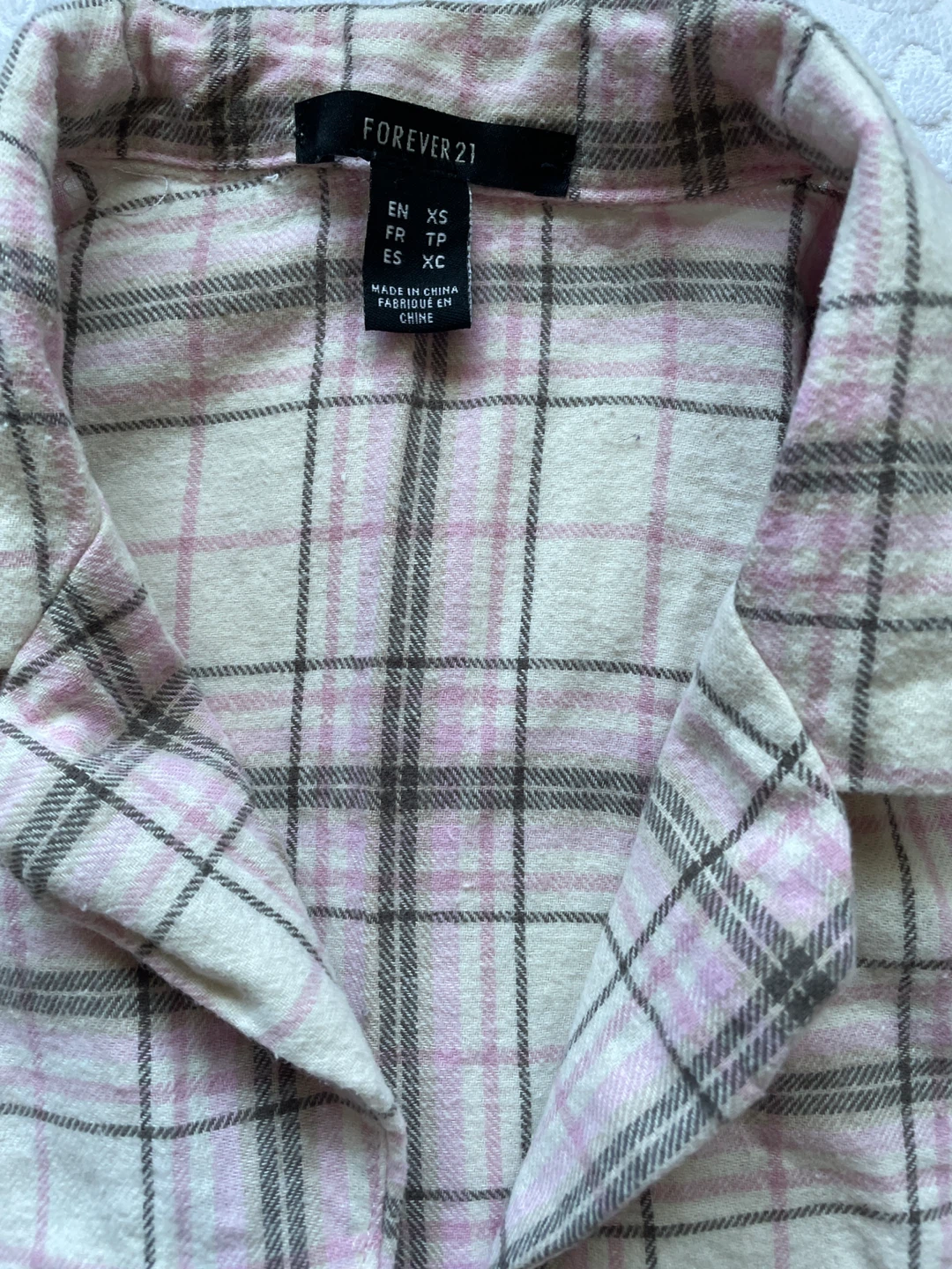 Forever 21 Plaid Pajama Set - XS - photo 2