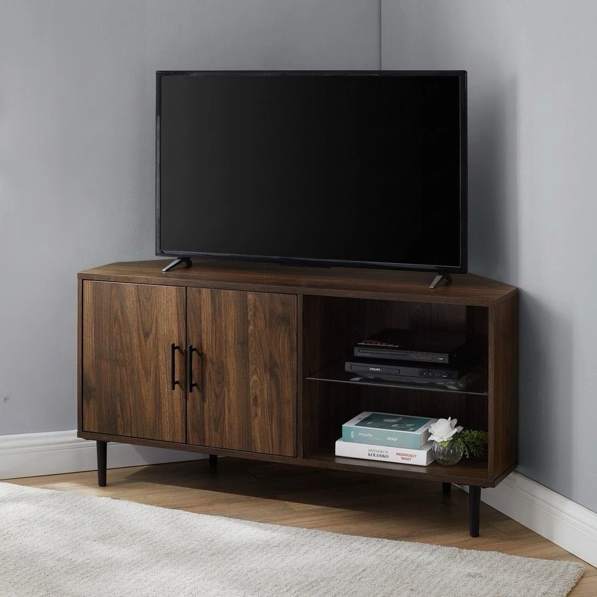 New 2 Door Storage TV Stand Console - photo 2