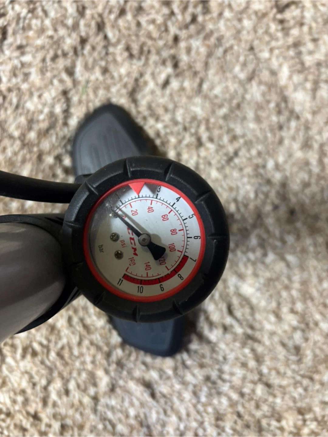 CCM Bicycle Pump with Gauge - photo 2