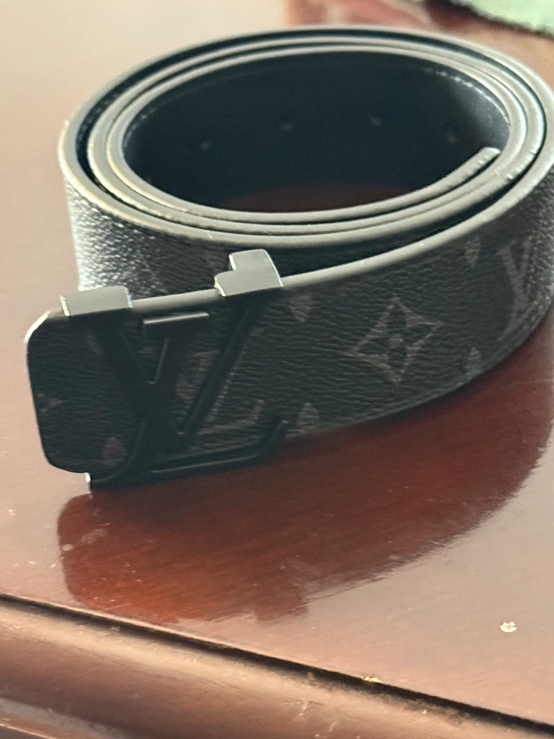 Louis Vuitton Monogram Eclipse Belt