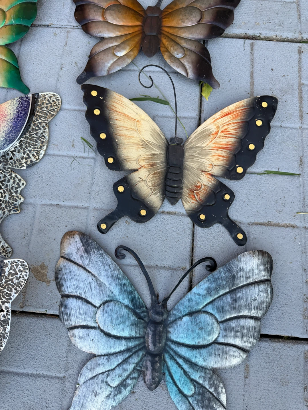 Set of 8 Metal Butterfly Garden Decor- all for 30$ - photo 2