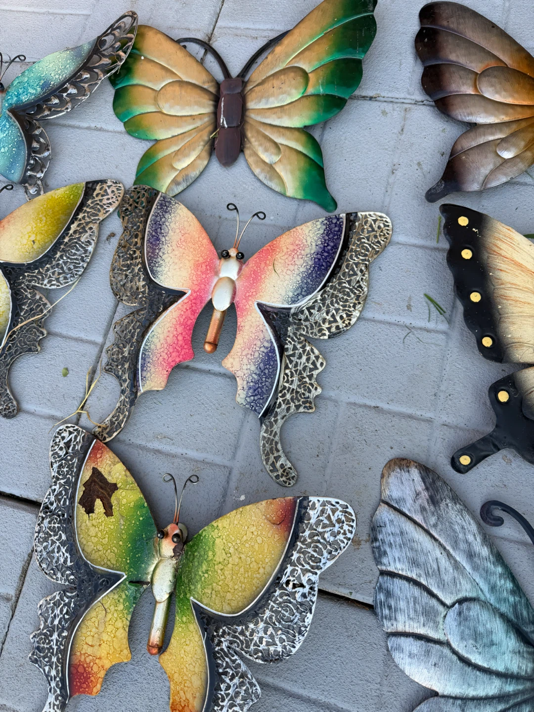 Set of 8 Metal Butterfly Garden Decor- all for 30$ - photo 3