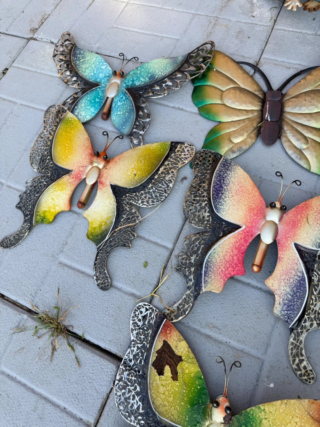 Set of 8 Metal Butterfly Garden Decor- all for 30$ - photo 4