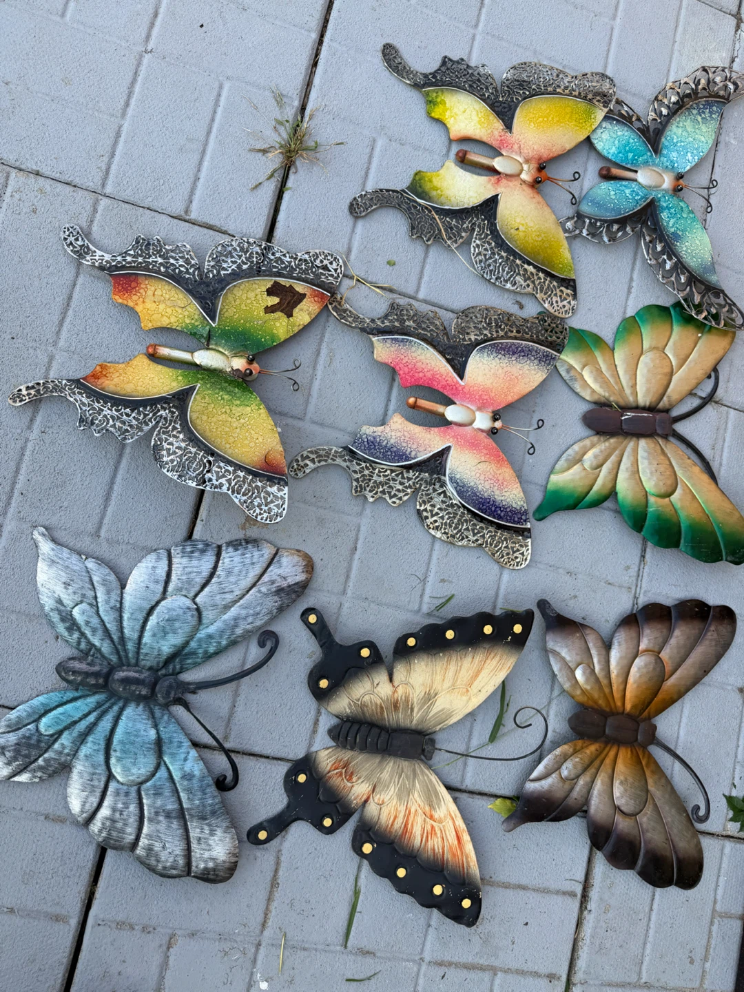 Set of 8 Metal Butterfly Garden Decor- all for 30$ - photo 5