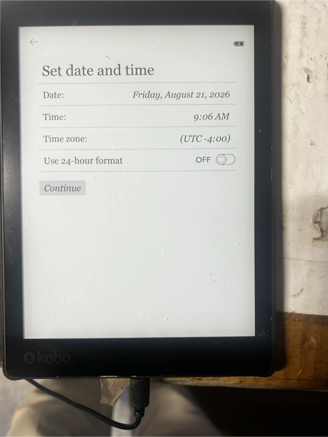 Kobo eReader with Black Cover - photo 2