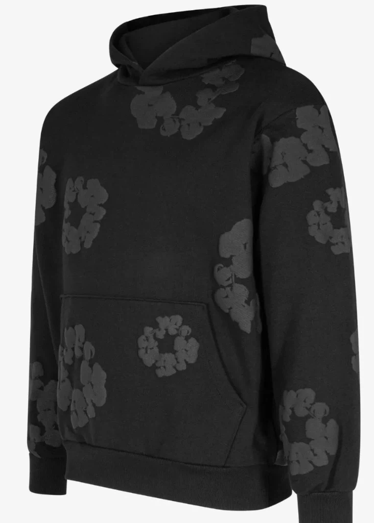 Denim Tears Cotton Wreath Print Hoodie - photo 3