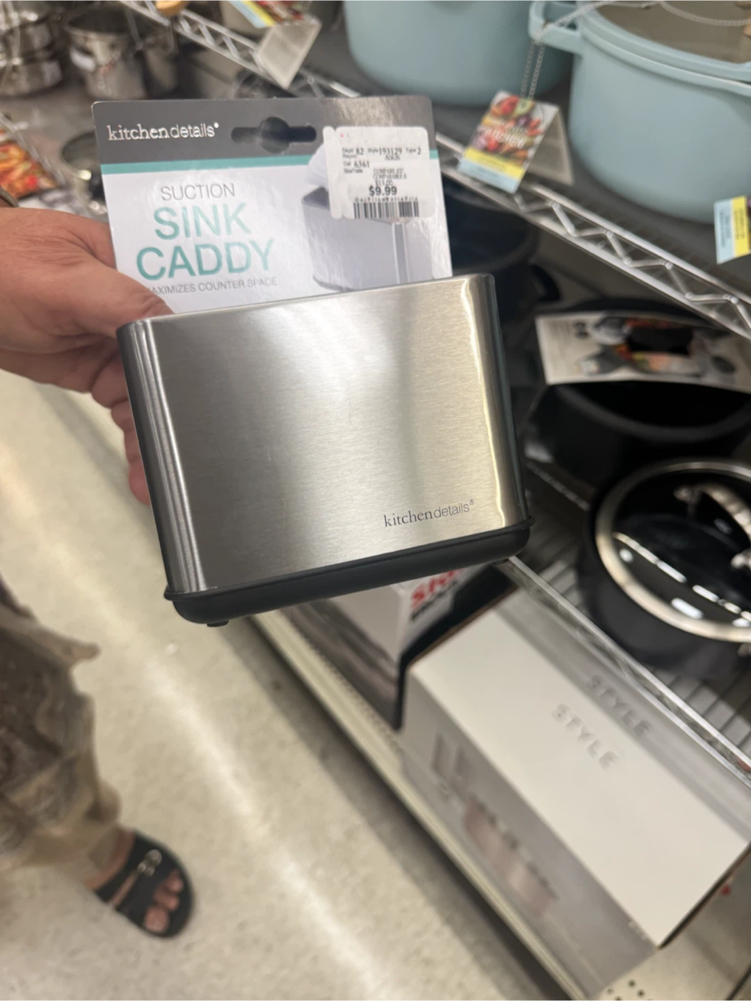 Kitchen Details Suction Sink Caddy