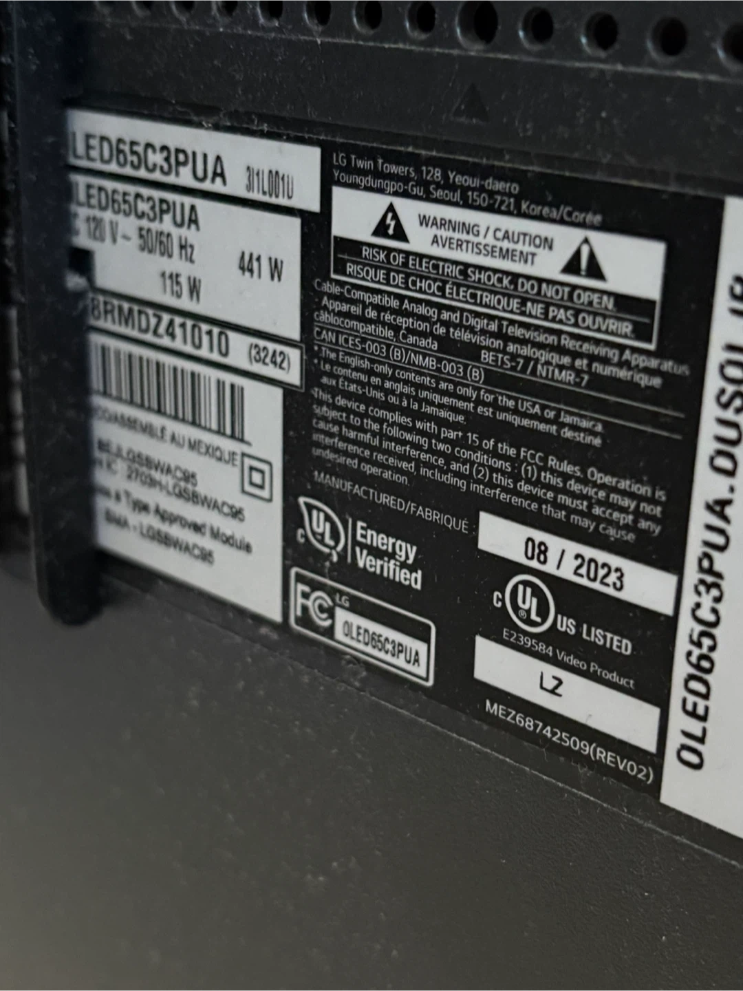LG OLED65C3PUA 65" Smart TV - photo 3