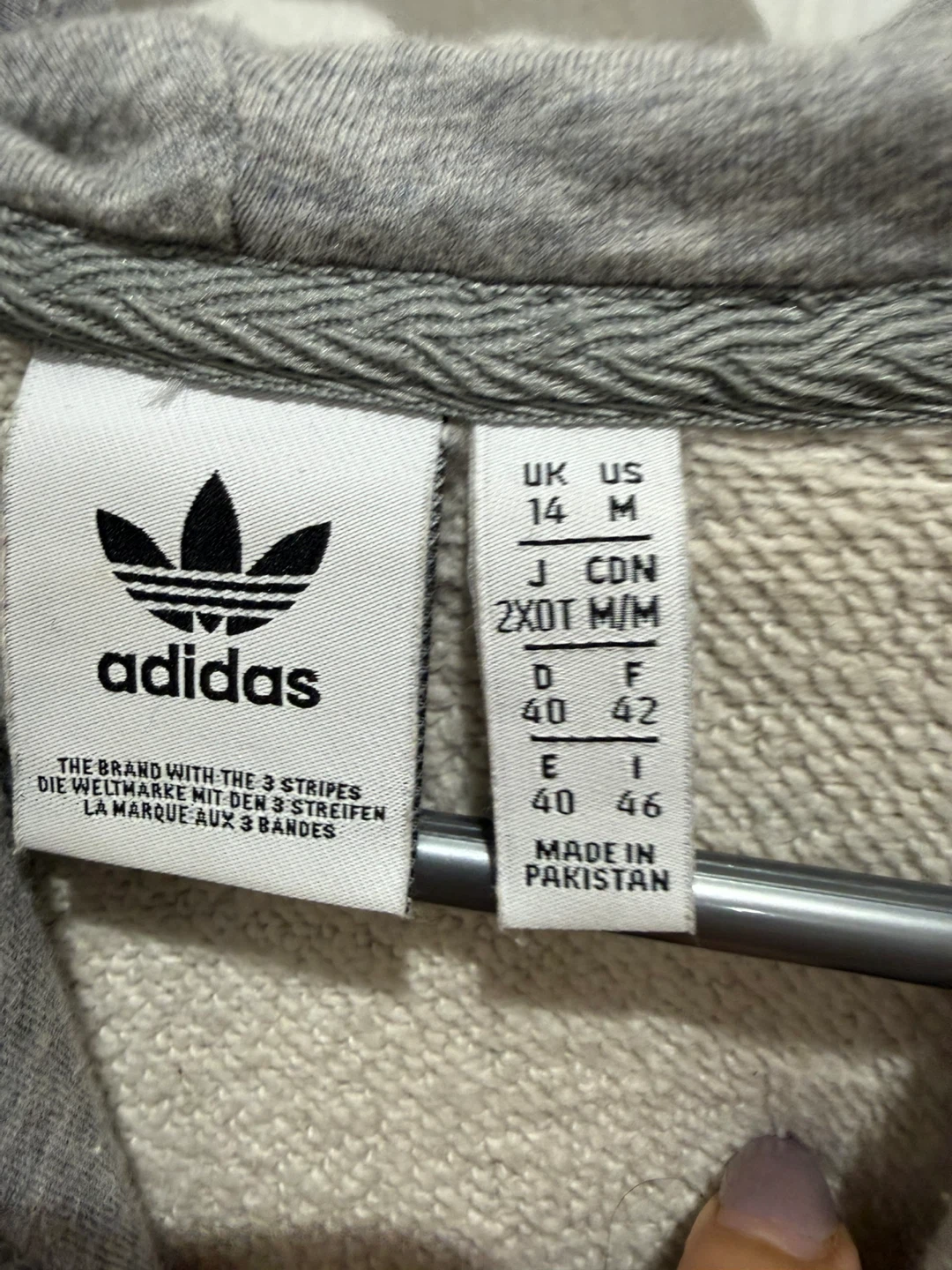 Grey Adidas Hoodie - photo 5