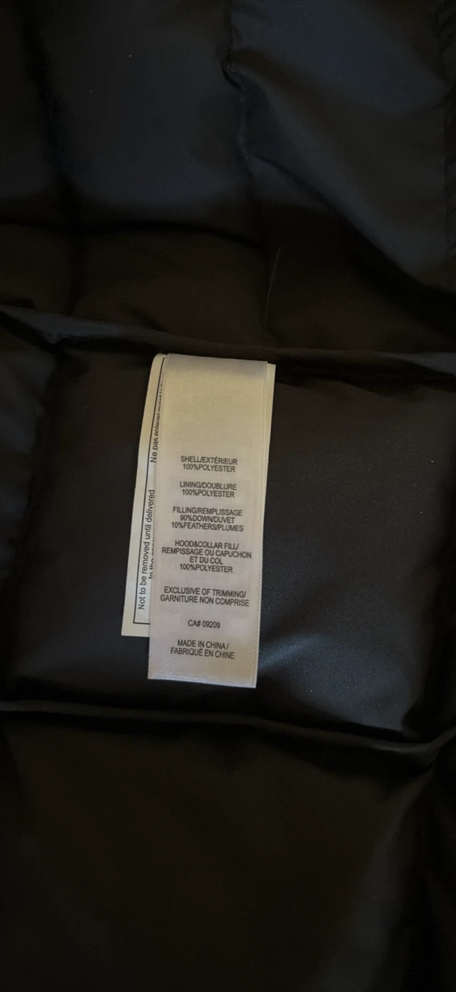 New Cleo Black Puffer Hooded Coat -size XS - photo 3